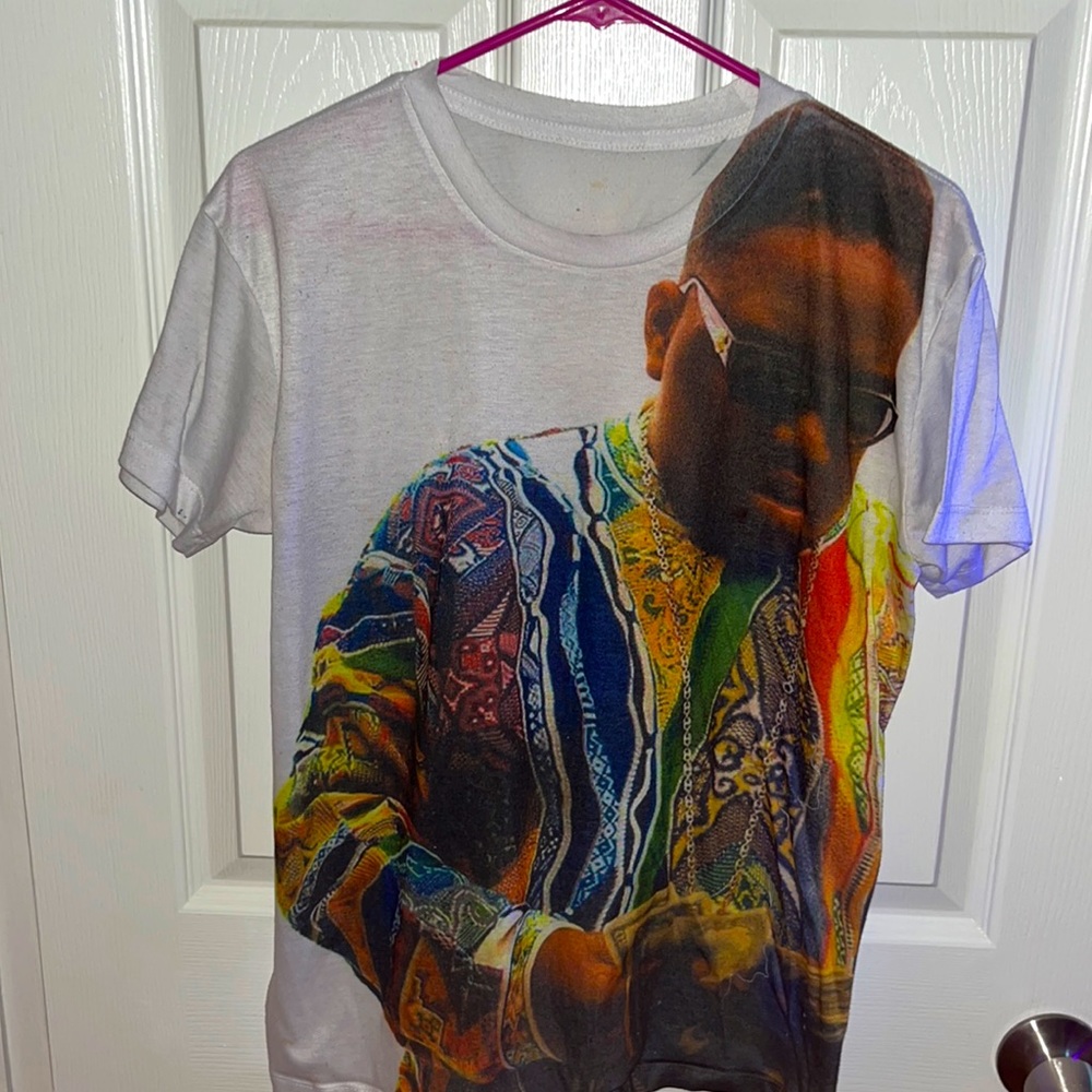 From forever 21 size M famous biggie smalls design white tee